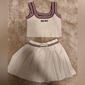 Miu Miu Skirt Set